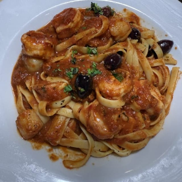 Prawns & Scallops.