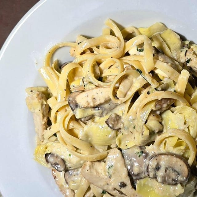 Smoked Chicken Artichoke.