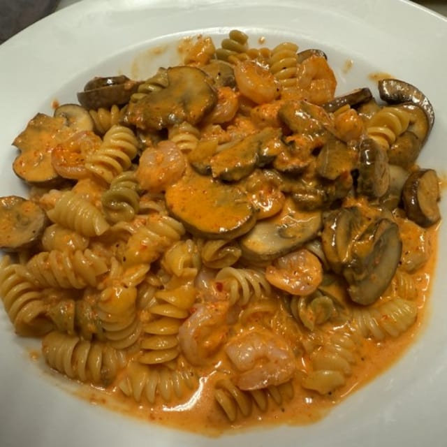 Shrimp & Mushrooms.