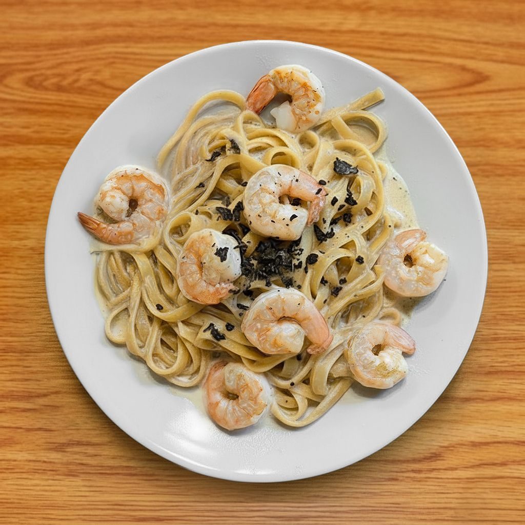 Garlic Prawns.