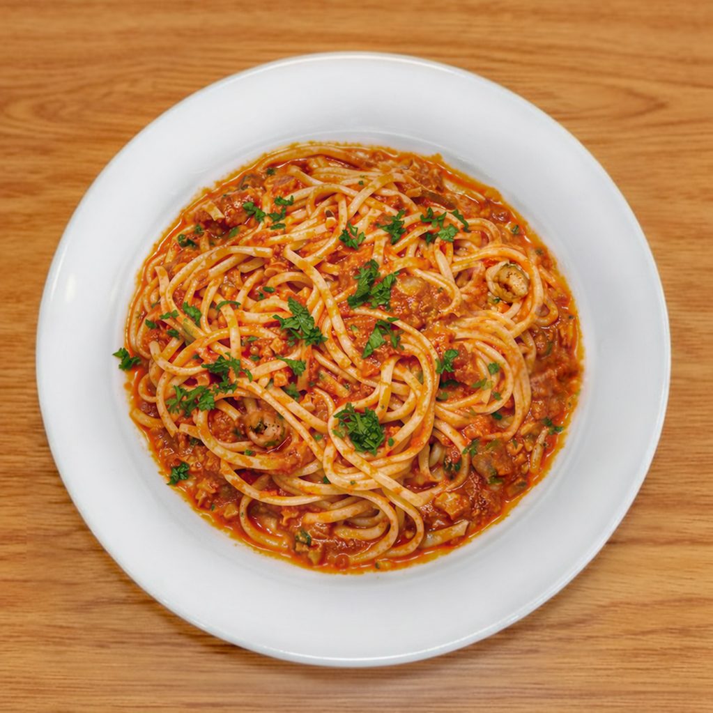 Linguini with Clam Sauce.