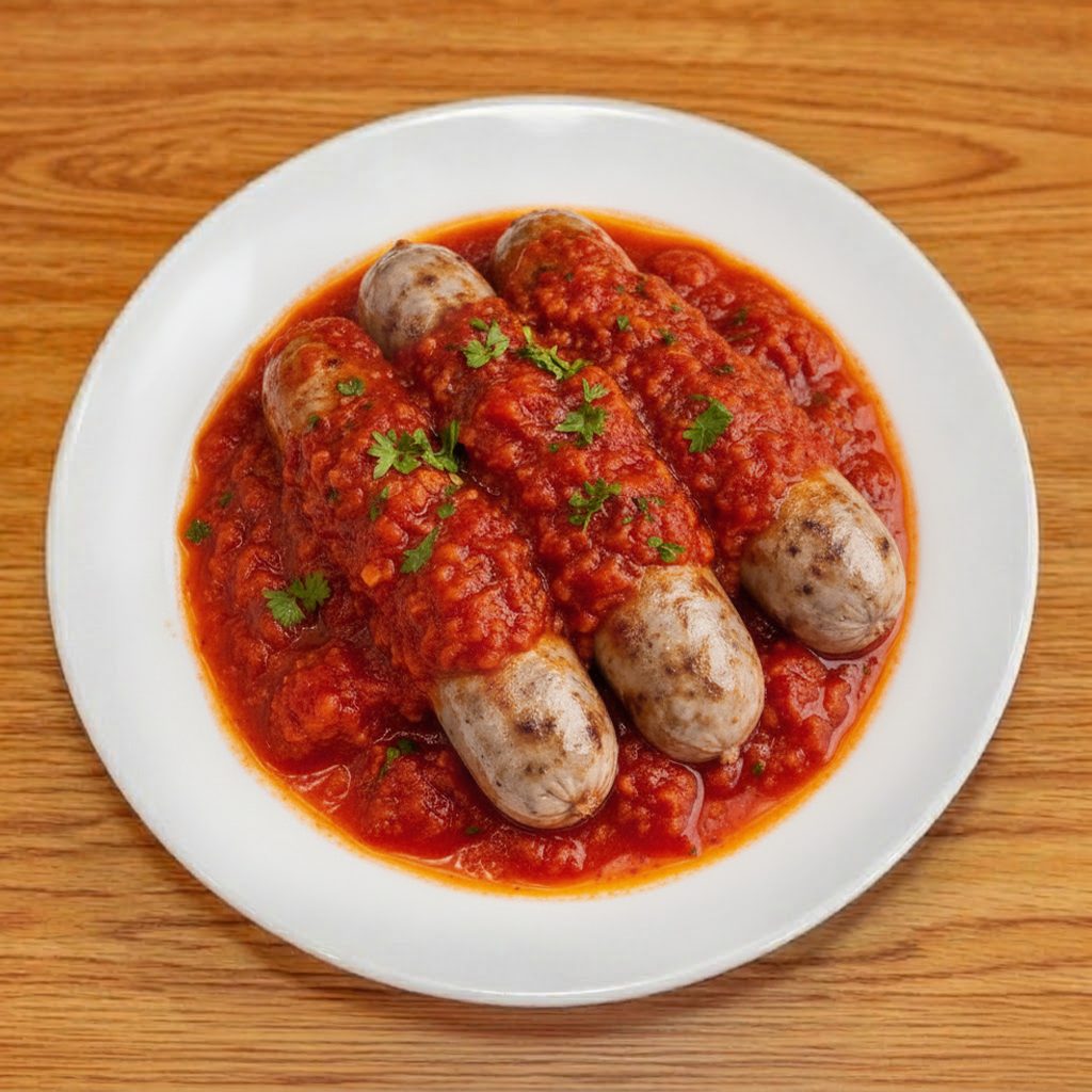 Side of Italian Sausages with Marinara.