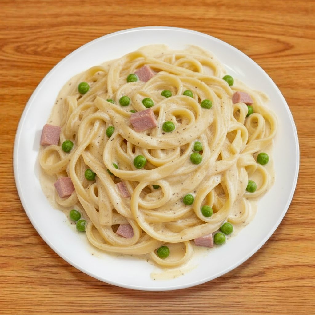Fettuccine Carbonara.